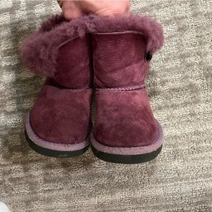 Purple Ugg girl boots